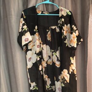 Japanese Style Flower Kimono